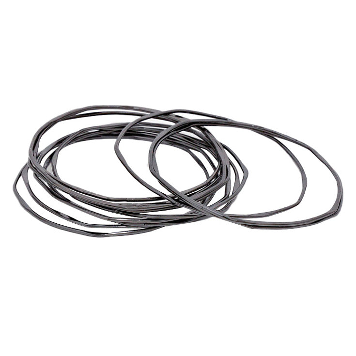 12PCS Metal Stackable Bangle Bracelets