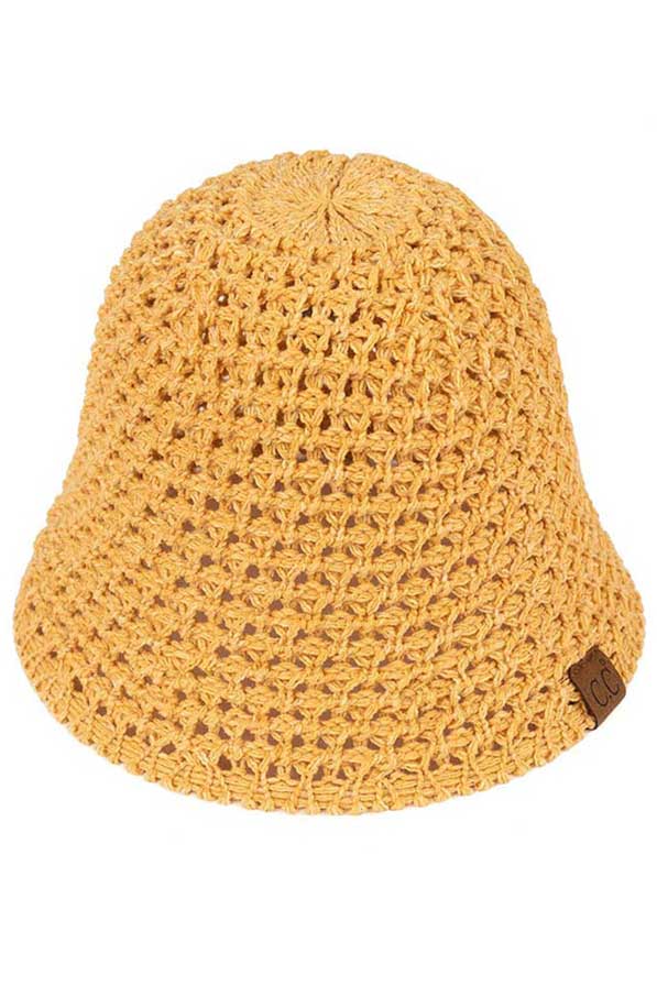 C.C Solid Knit Bucket Hat