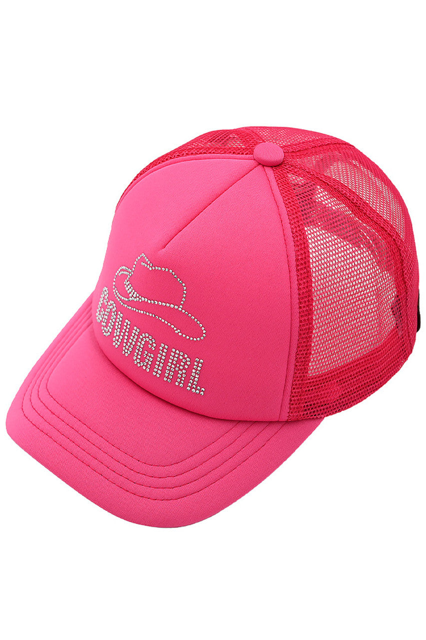 C.C COW GIRL Rhinestone Trucker Cap