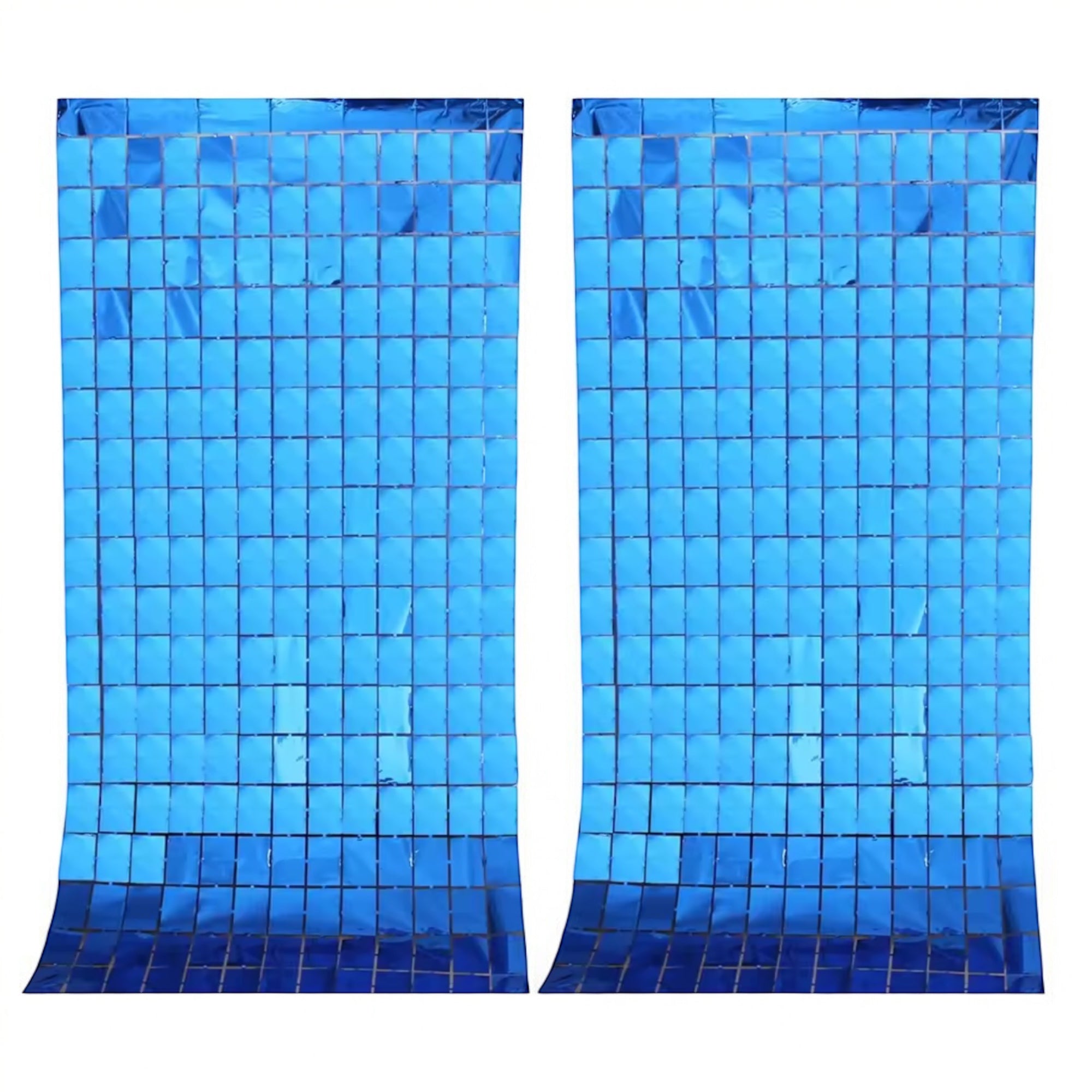 Birthday Party Shimmer Wall Curtains 2-Pack