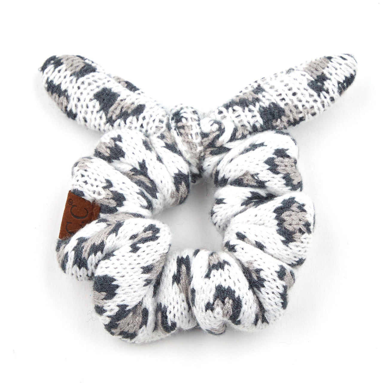 C.C Leopard Animal Print Scrunchie