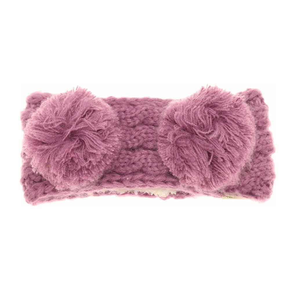 KIDS Solid Double Pom C.C Head Wrap