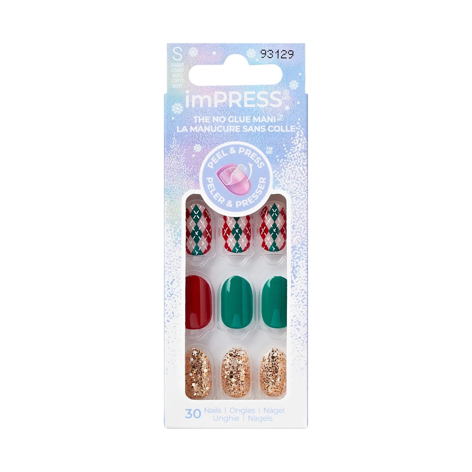 IMPRESS The No Glue Press-on Manicure