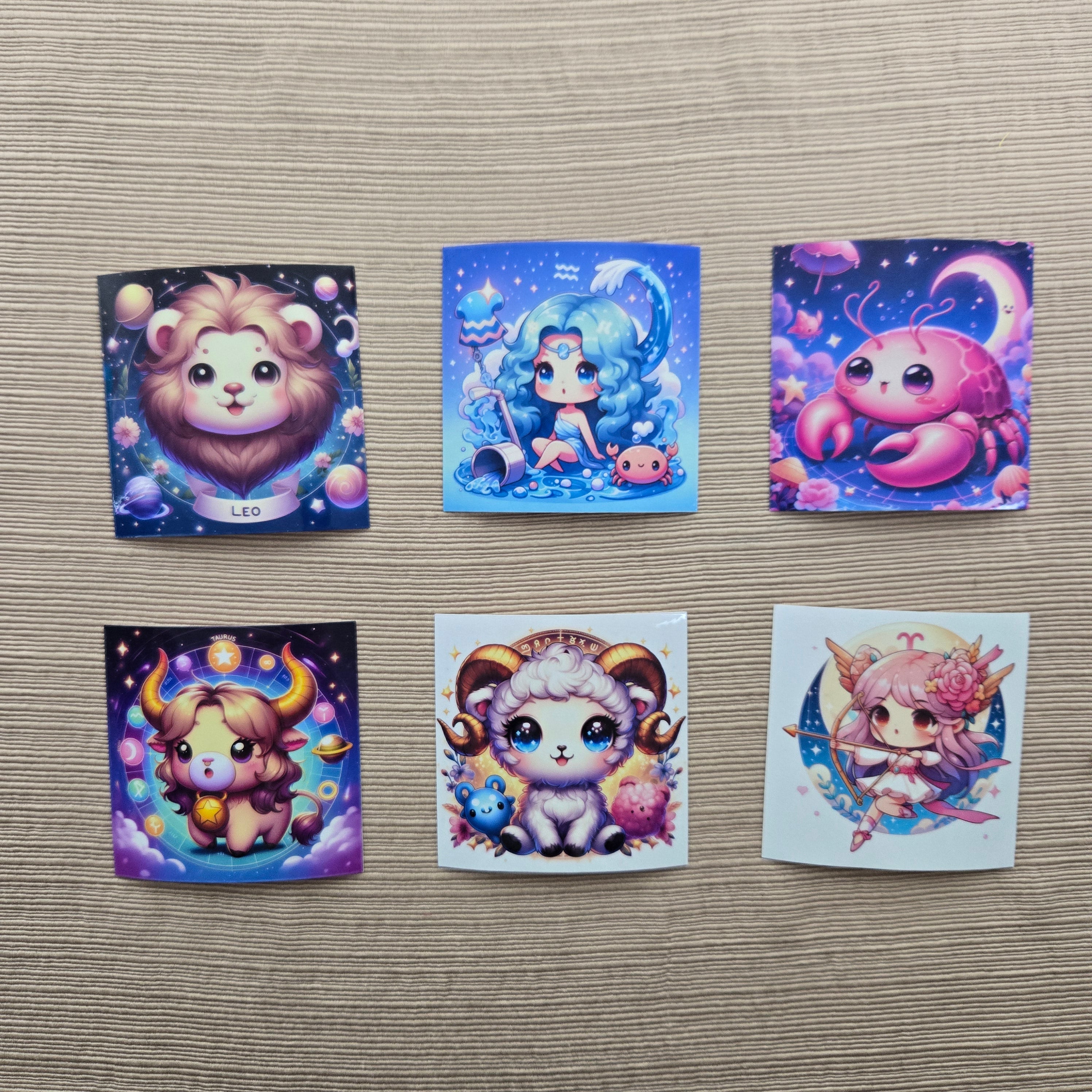 Kawaii Zodiac Stickers