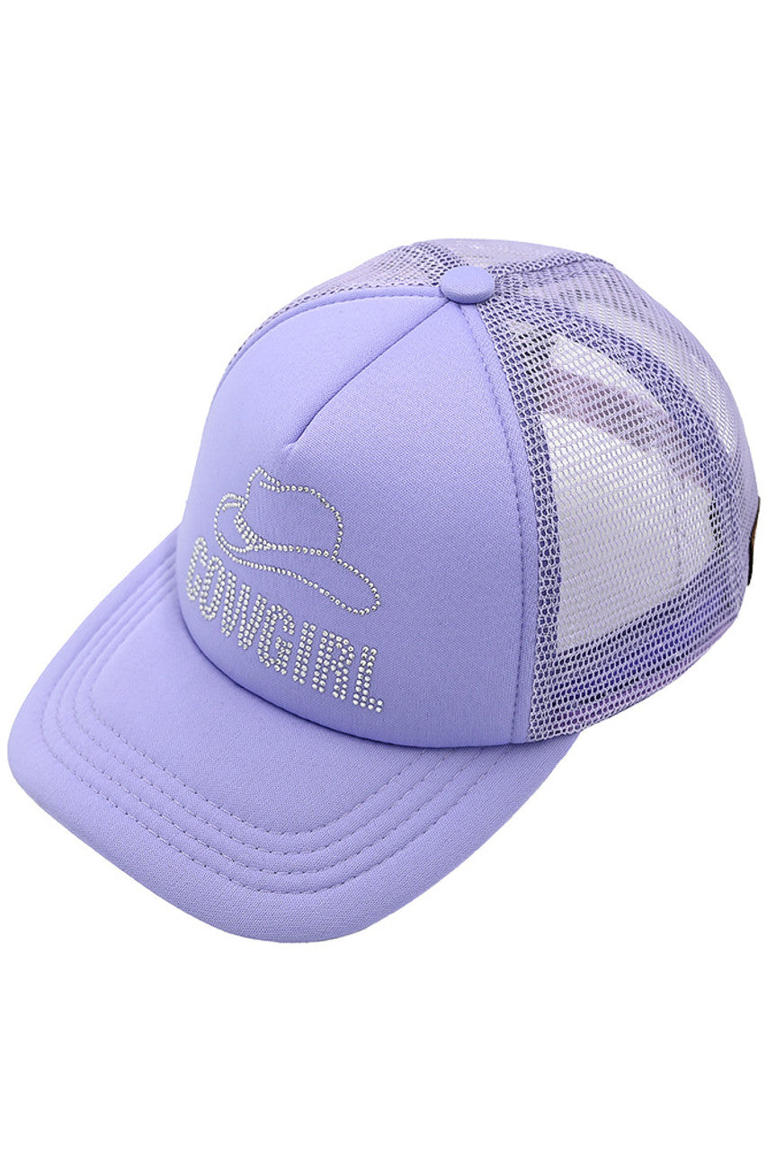 C.C COW GIRL Rhinestone Trucker Cap