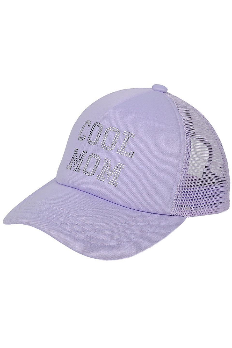 C.C Cool Mom Rhinestones Trucker Cap
