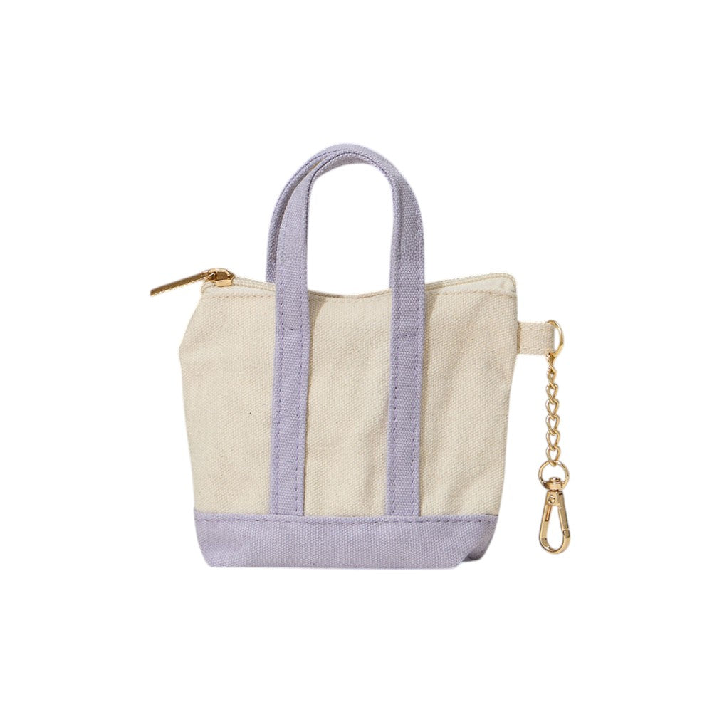 Mini Canvas Pouch Bag / Bag Charm