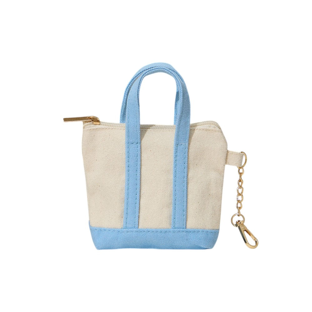 Mini Canvas Pouch Bag / Bag Charm
