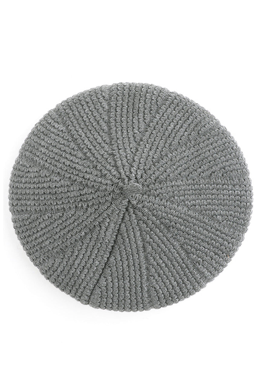C.C SCALLOPED WAVE PATTERN BERET