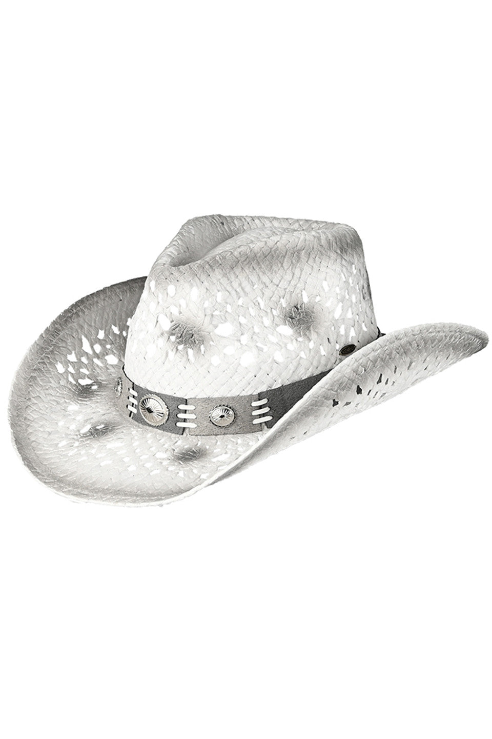 C.C Multi Color vegan Suede Band Cowboy Hat
