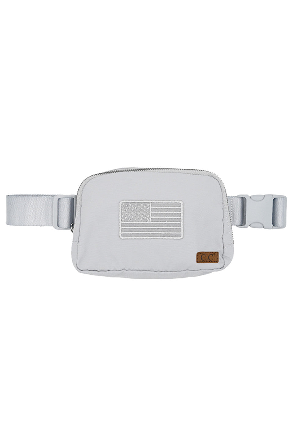 C.C American Flag Embroidery Patch Fanny Pack