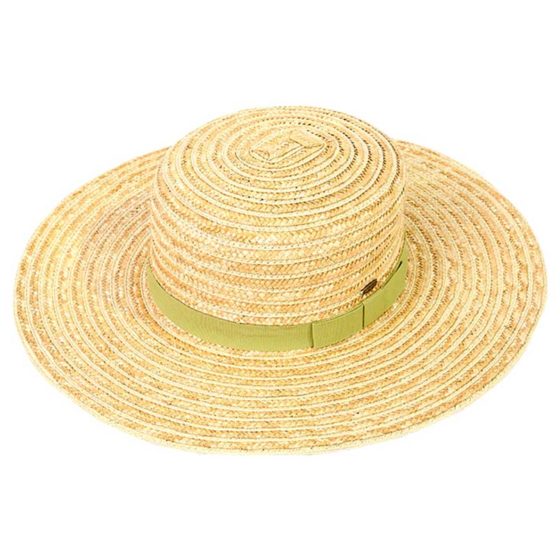 C.C Boater Sunhat with Solid Band