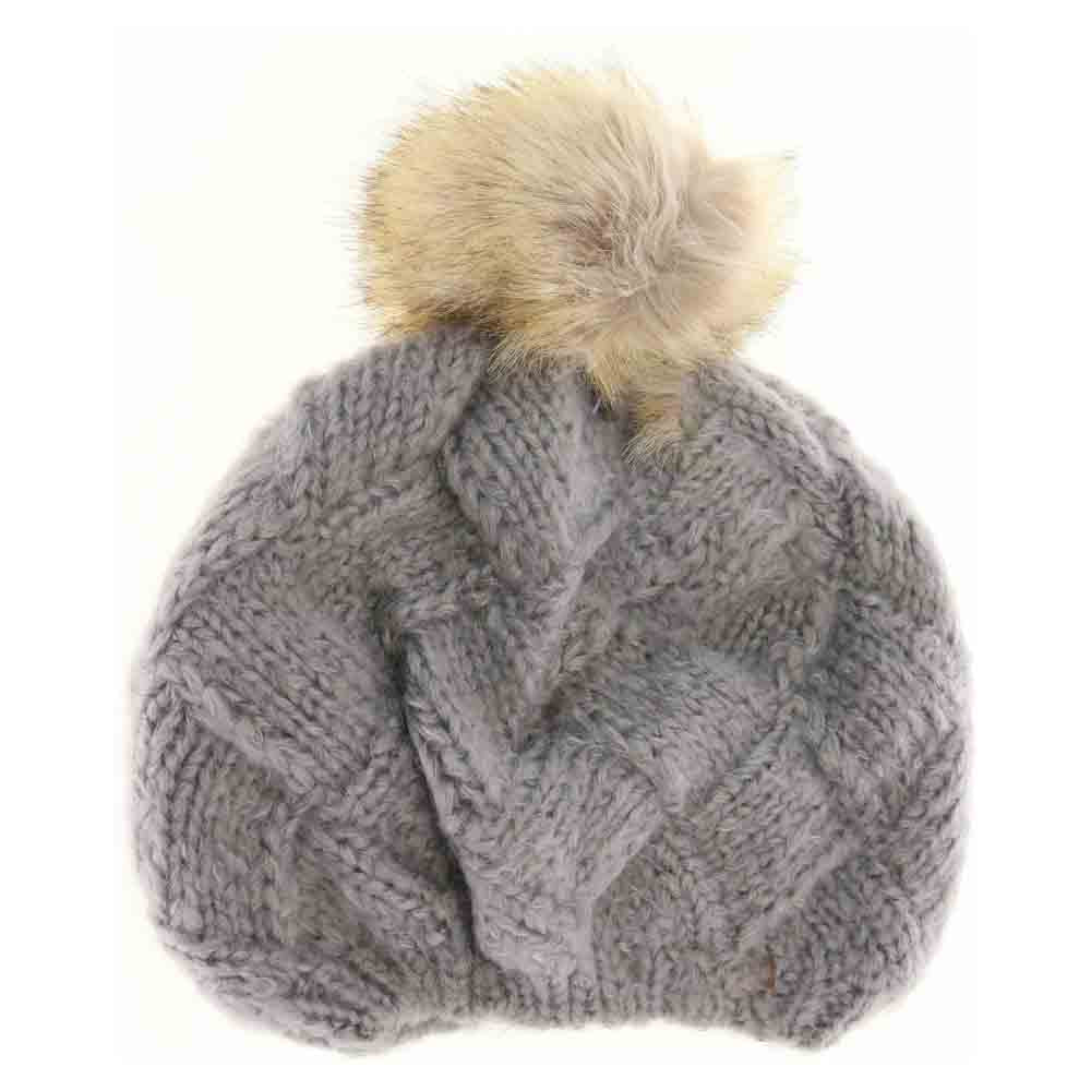Basket Weaved Knitted C.C Beret