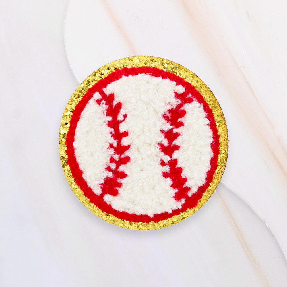 Baseball Iron On Patch