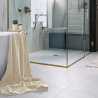 Bamboo Cotton Bath Sheet / Beach Towel - Sand