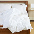Bamboo Cotton Duvet Cover - Snow