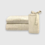 Bamboo Cotton Pillowcases - Sand
