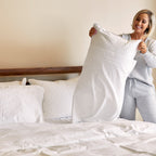 Bamboo Cotton Pillowcases - Snow