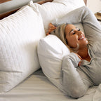 Bamboo Cotton Standard Shams, Vertical, 2-pack - Snow - Final Sale/No Returns