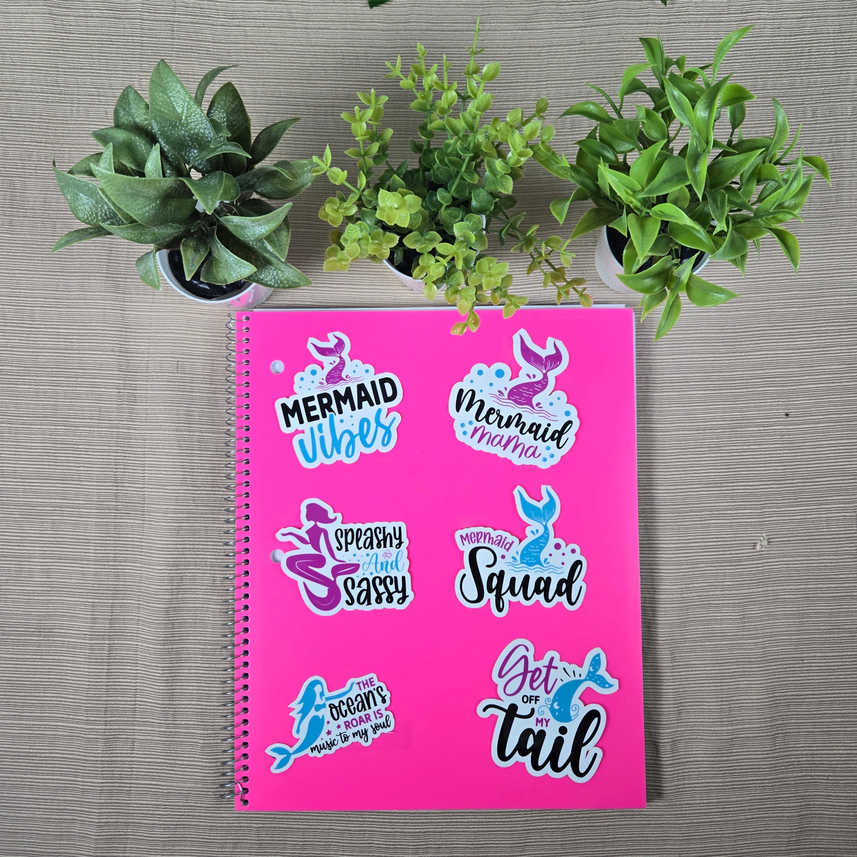 Mermaid with Quote Stickers