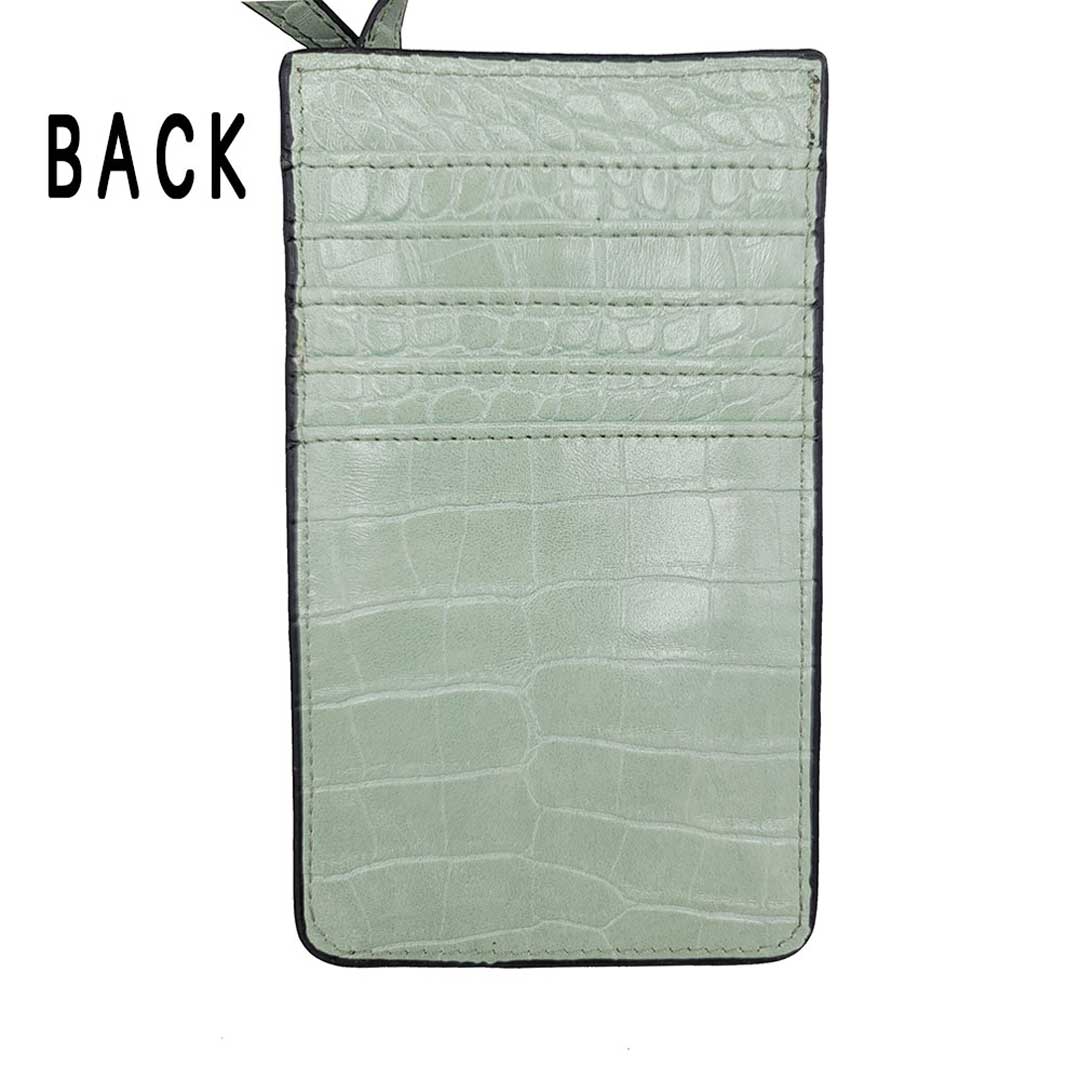 Alligator Pattern Faux Leather Travel Neck Pouch Bag