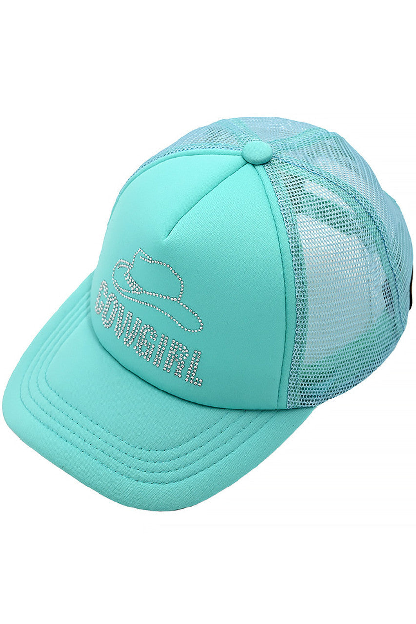 C.C COW GIRL Rhinestone Trucker Cap