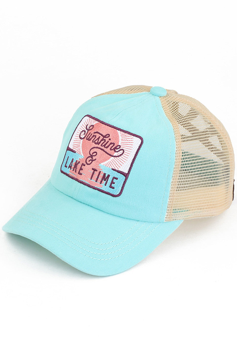 C.C SUNSHINE & LAKE TIME Patch Pony Cap