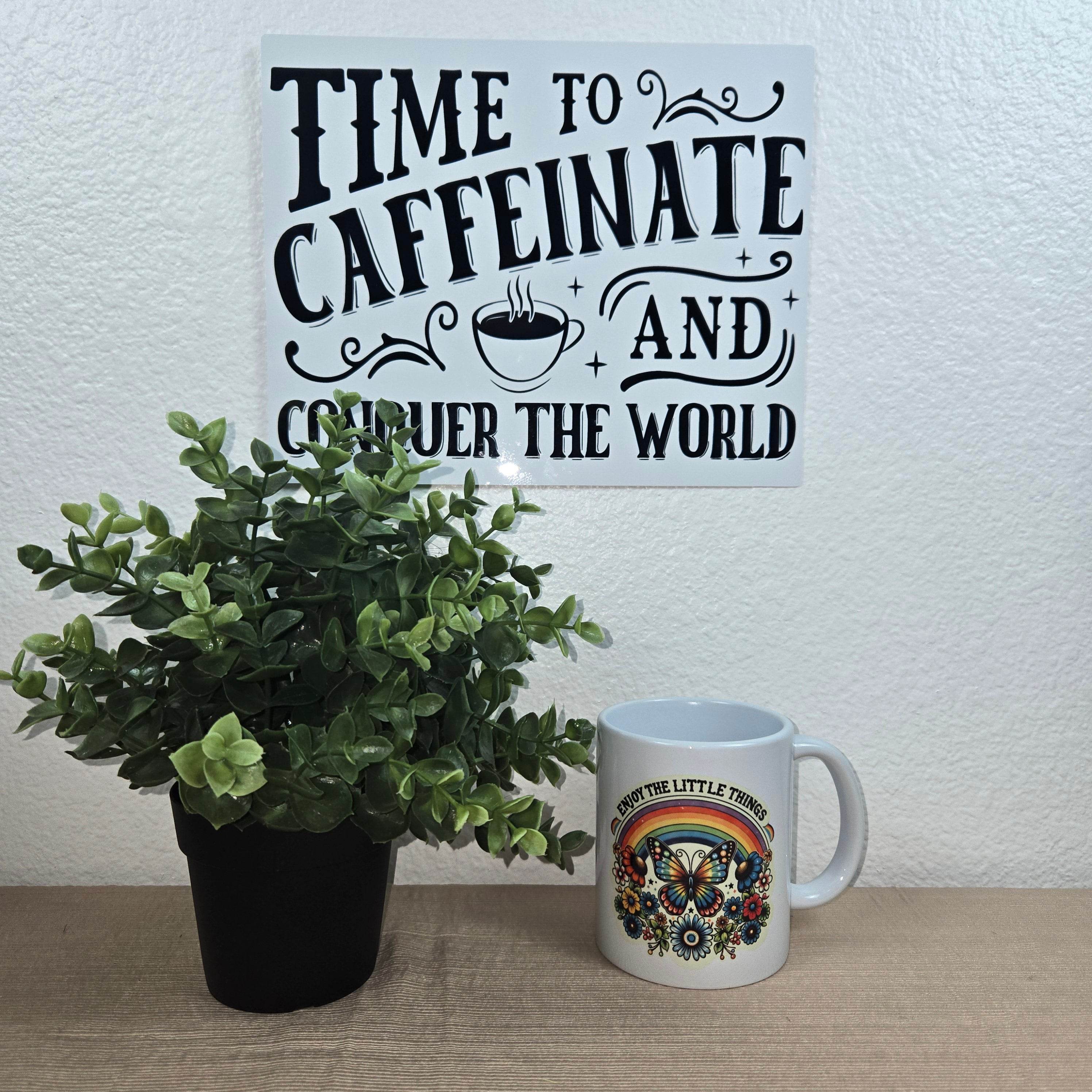 Enjoy the Little Things Motivational Coffee Mug
