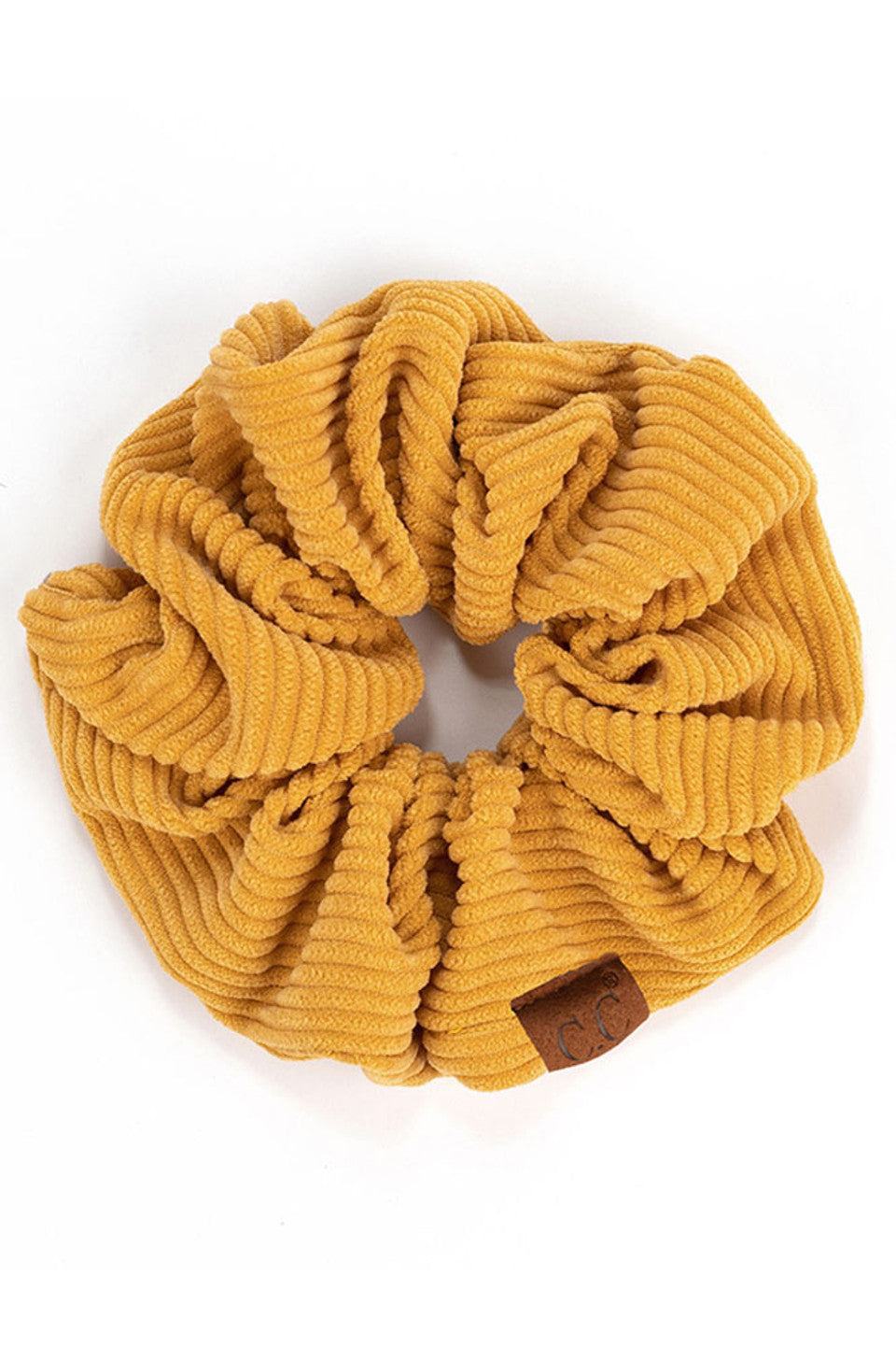 C.C Corduroy Solid Color Soft Scrunchies