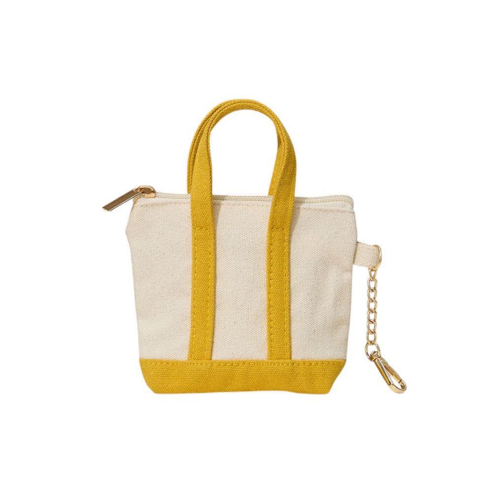 Mini Canvas Pouch Bag / Bag Charm