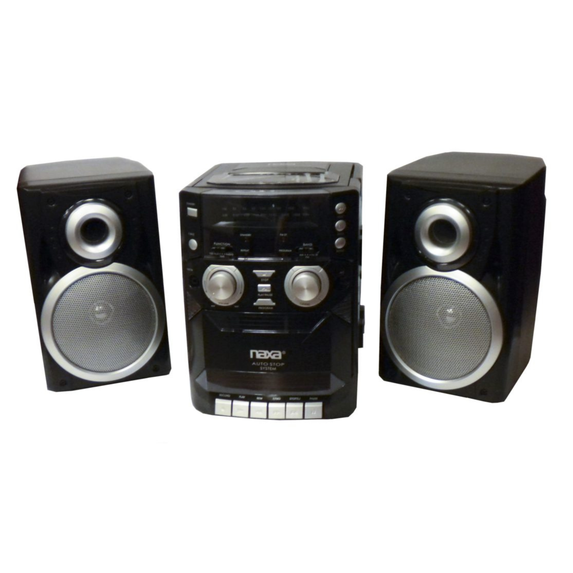 Naxa Portable CD Player with AM/FM Stereo Radio Cassette Player/Recorder - REFURBISHED