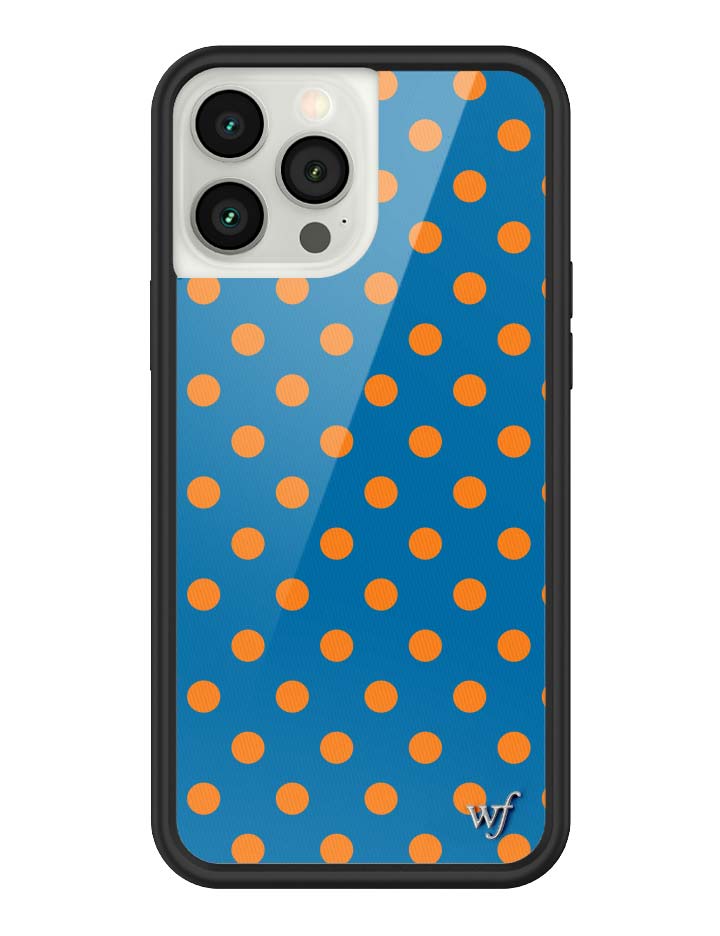 Polka Dot | Blue and Orange iPhone Case