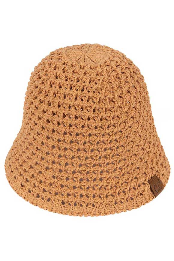 C.C Solid Knit Bucket Hat