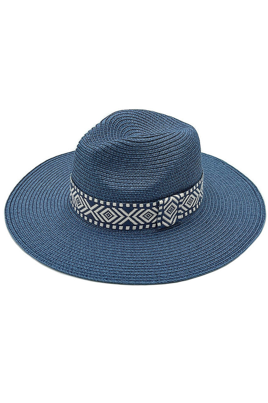 AZTEC BAND PANAMA HAT