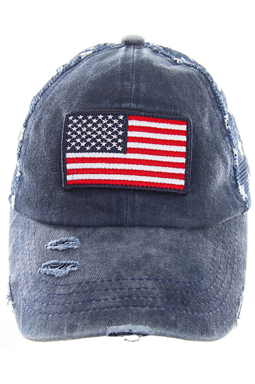 C.C American Flag Baseball Cap