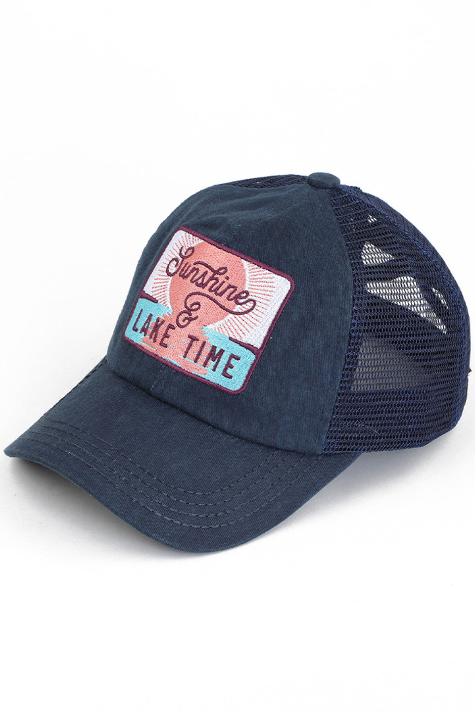 C.C SUNSHINE & LAKE TIME Patch Pony Cap