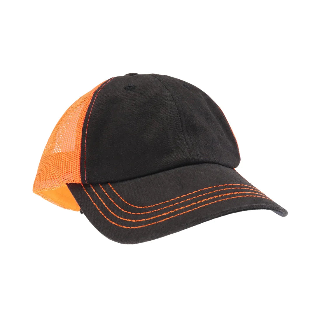 C.C Black with Color Mesh Baseball Cap