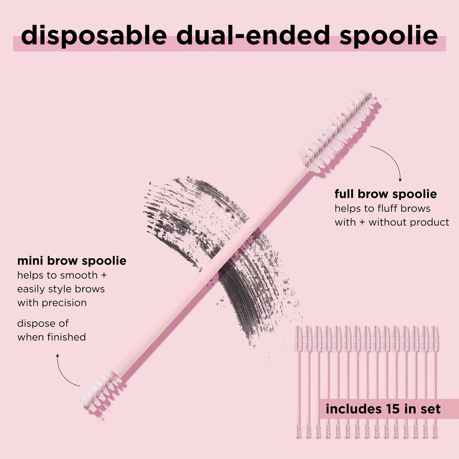 REAL TECHNIQUES Dual-Ended Spoolies