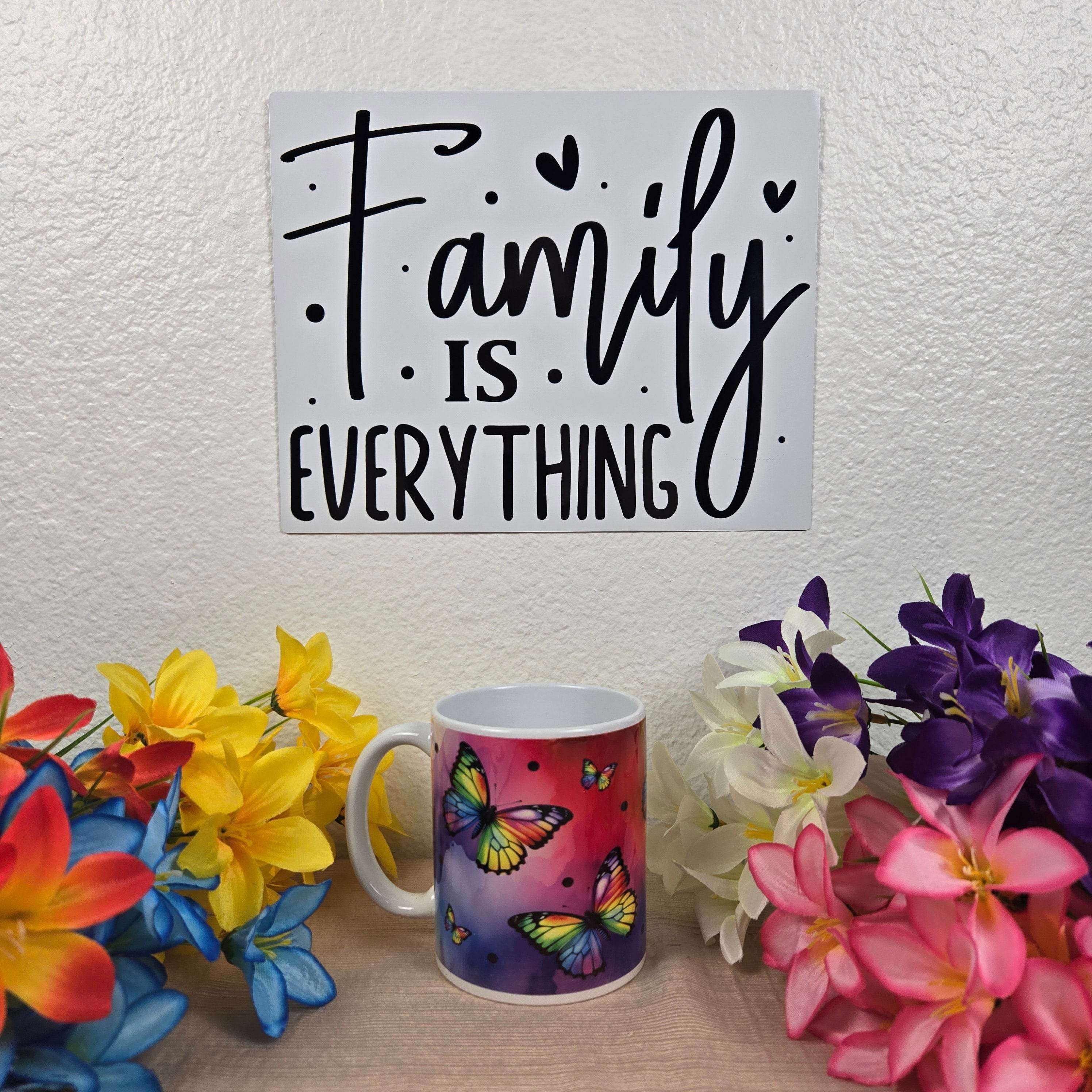 Rainbow Butterfly Coffee Mug