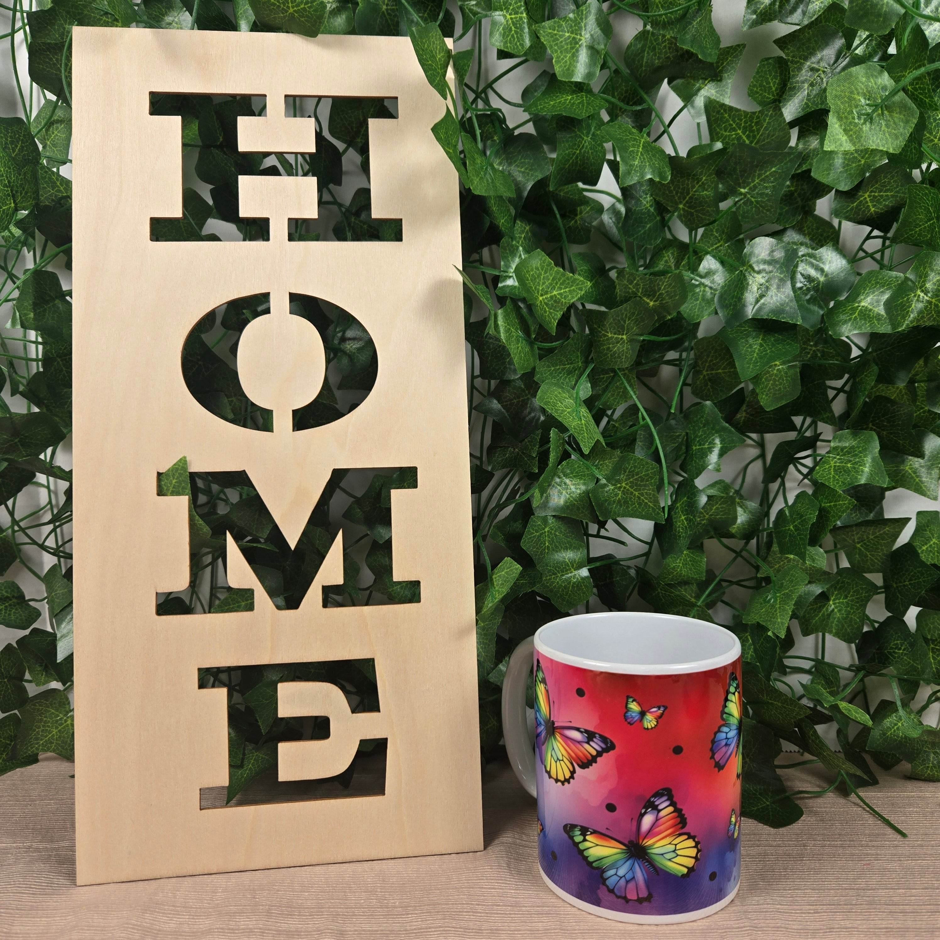 Rainbow Butterfly Coffee Mug