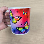 Rainbow Butterfly Coffee Mug
