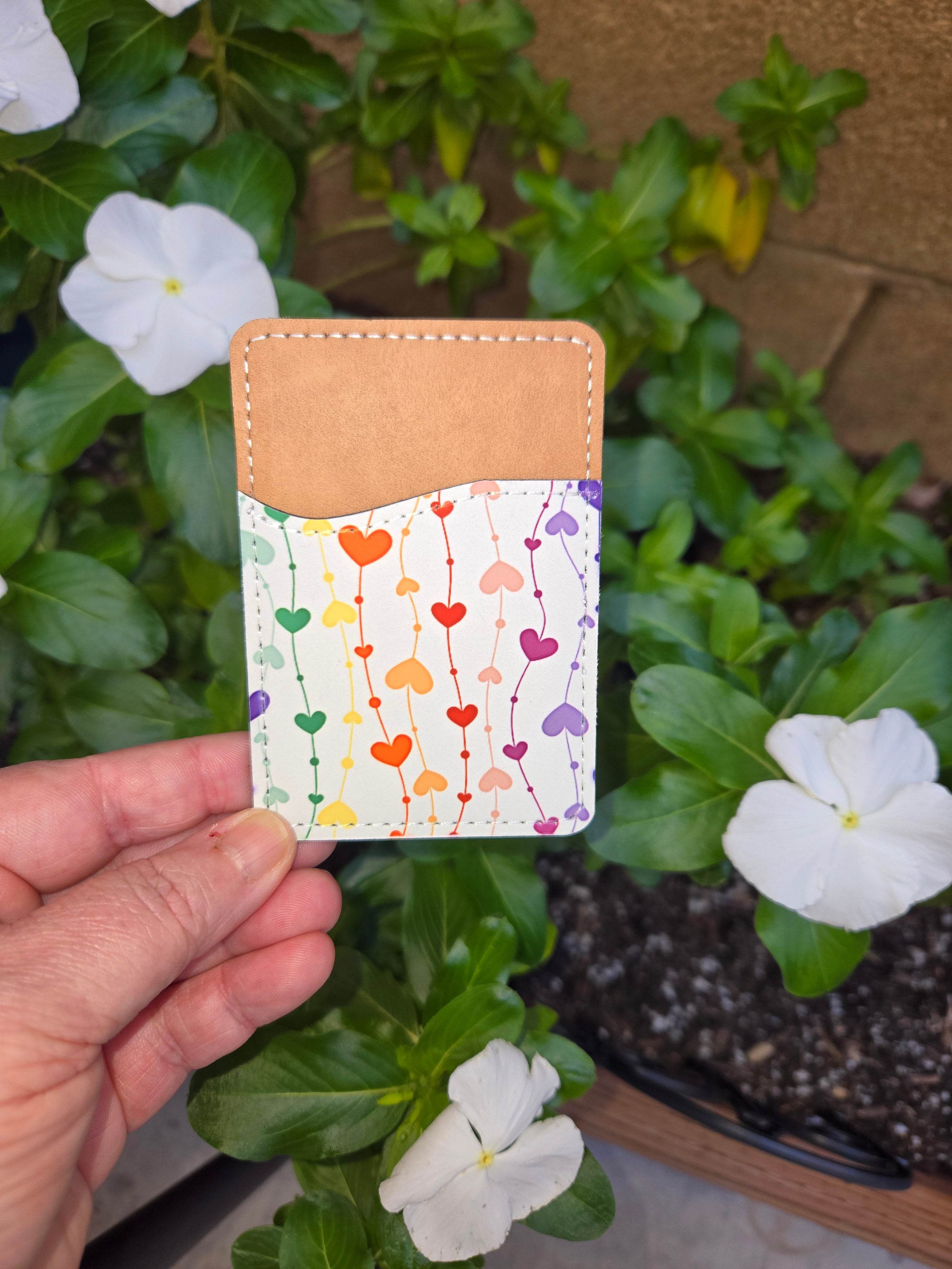 Cute Adhesive Cell Phone Wallets (Multiple designs available)