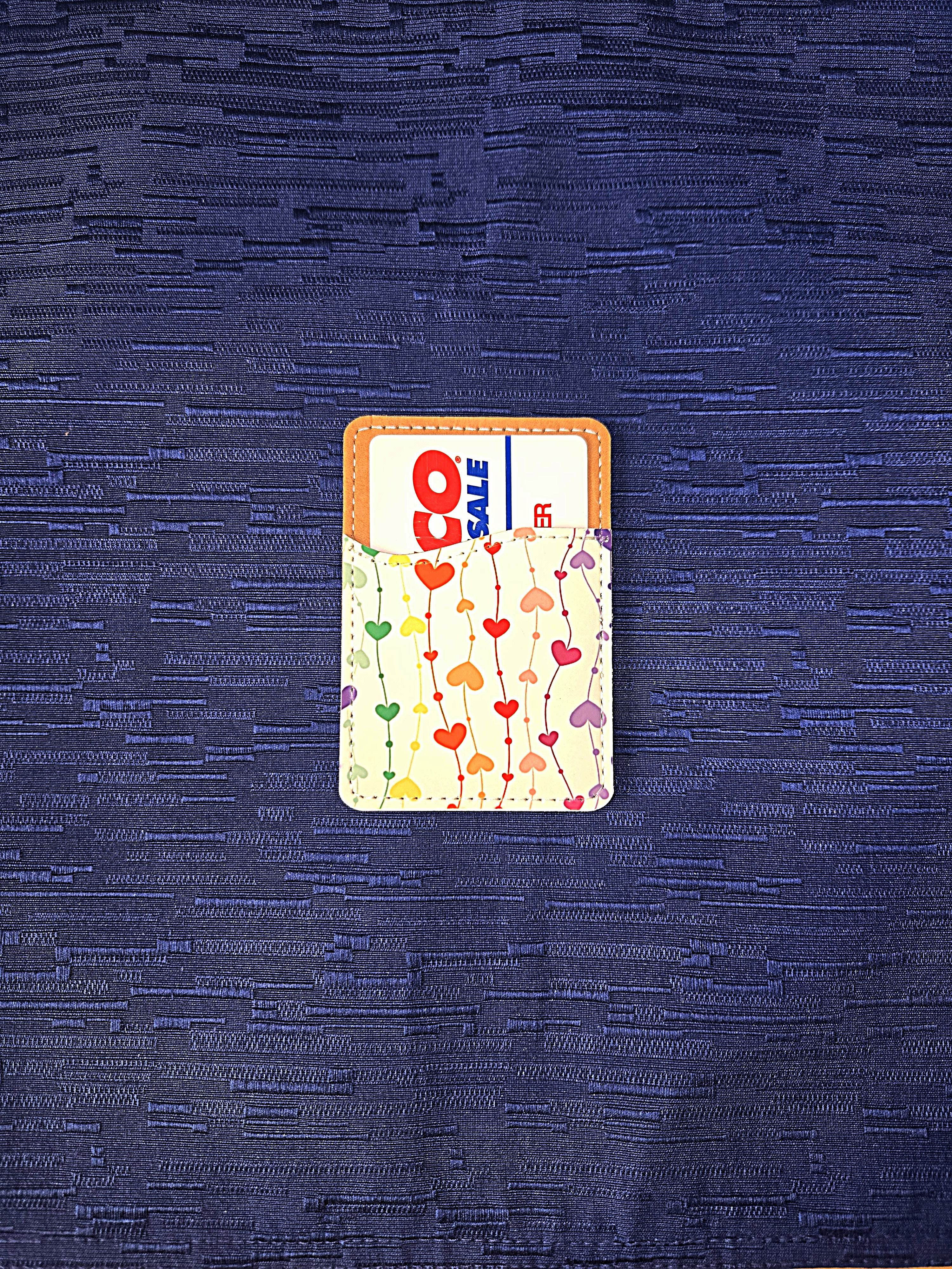 Cute Adhesive Cell Phone Wallets (Multiple designs available)