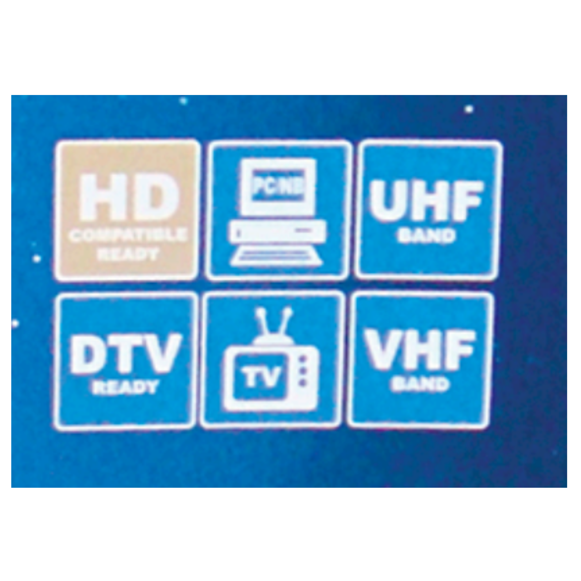 Naxa Ultra-Thin Flat Panel Style Powered Antenna For HDTV and ATSC Digital TV (NAA-306)
