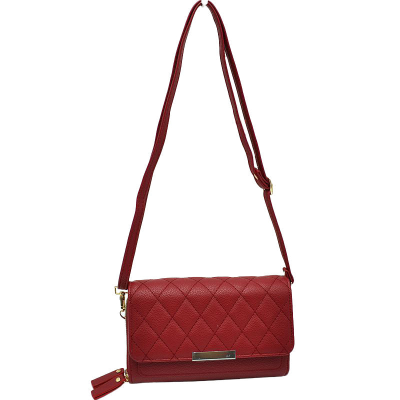 Beautiful Minimalist PU Lather Quilted Flap Bag