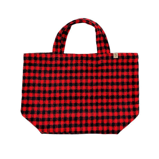 Buffalo Check Patterned Tote Bag
