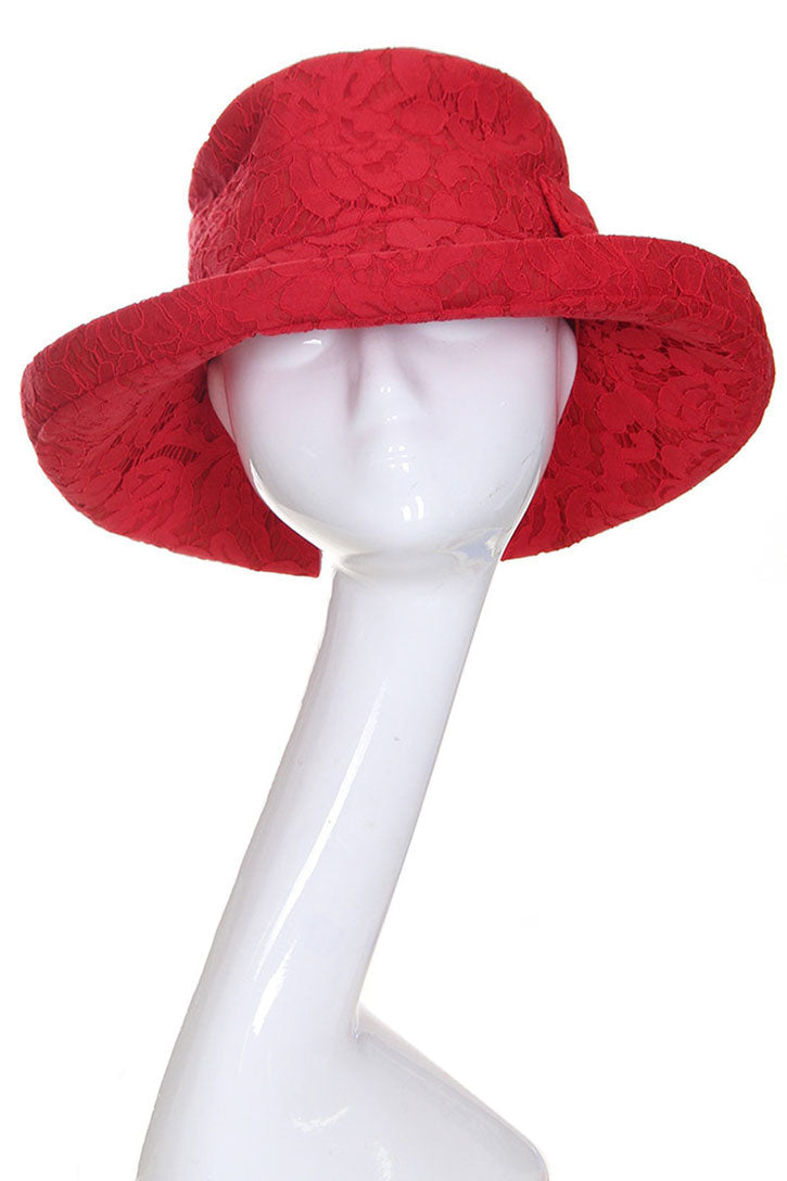C.C Foldable Lace Hat