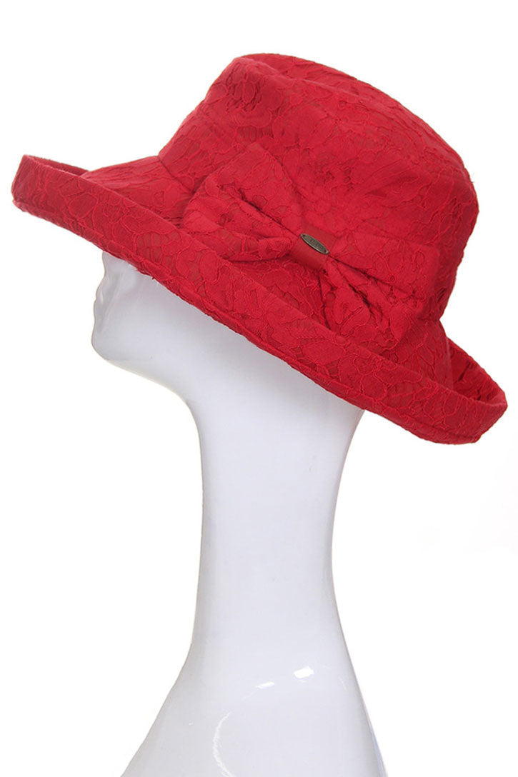 C.C Foldable Lace Hat