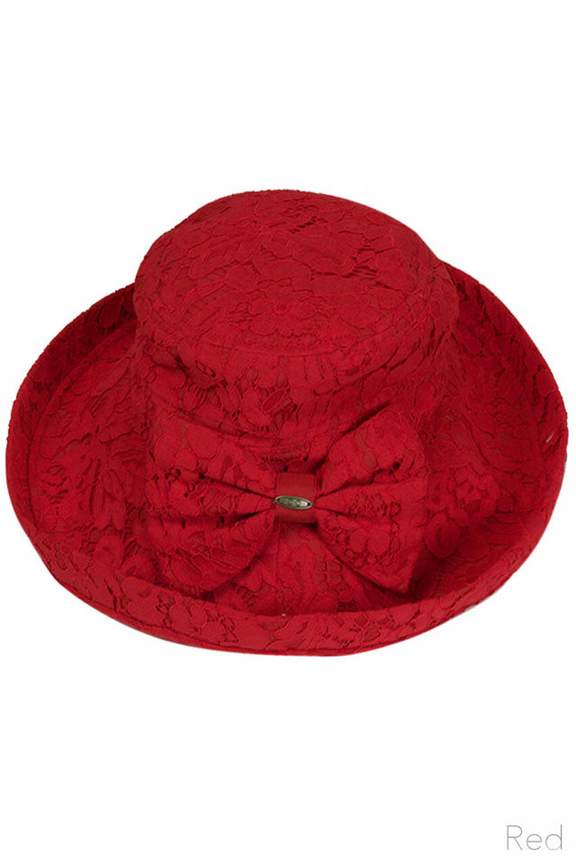 C.C Foldable Lace Hat