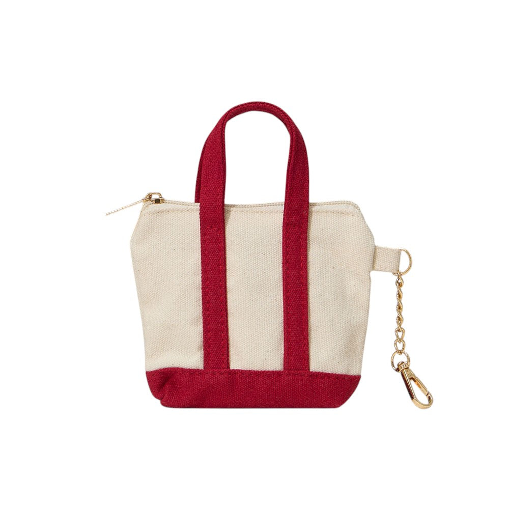 Mini Canvas Pouch Bag / Bag Charm